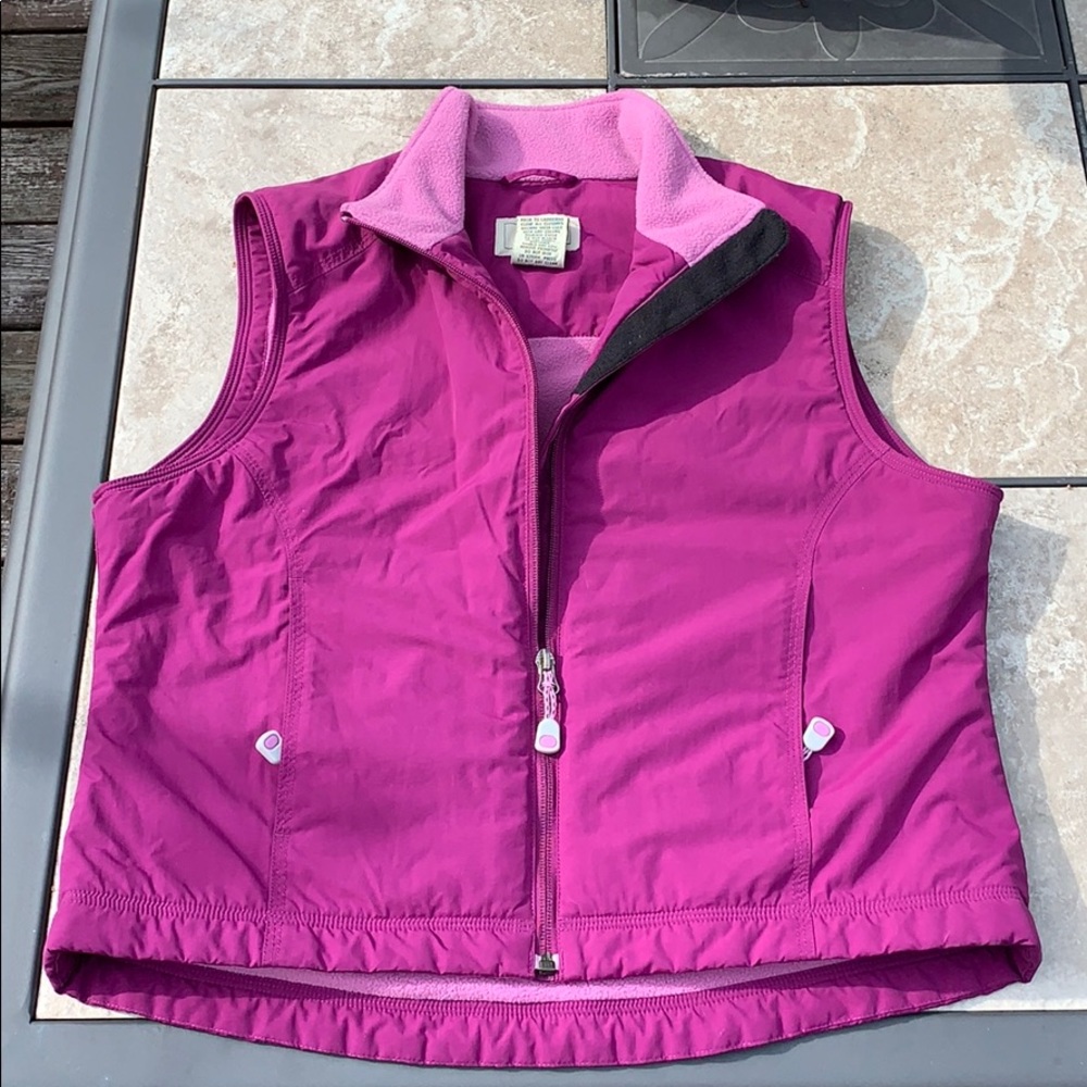 Plum L.L. Bean Vest ~ Sz Medium Petite
